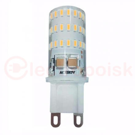 Лампы светодиодные, LED 5w G9 320Лм теплый свет, 320Lm 175-240V блистер, 2 шт. Jazzway