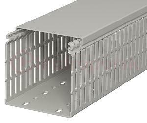 Распределительный кабельный канал LKV N 100x100x2000 мм (ПВХ, серый)
