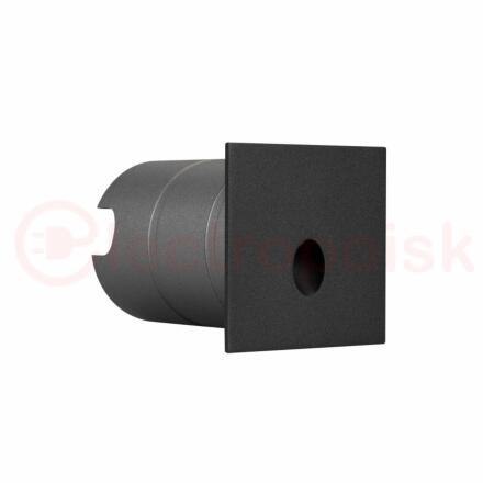 Светильник LT-GAP-S70x70-3W Warm3000 (BK, 30deg, 230V) (ARL, IP65 Металл, 3 года)