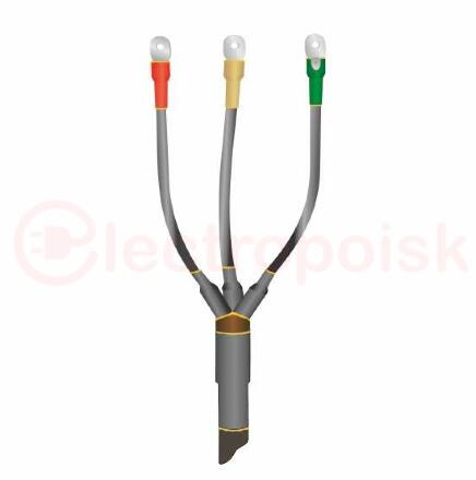 Муфта кабельная концевая 1ПКВ(Н)ТпНнг-LS-3х(35-50) с наконечниками болтовыми