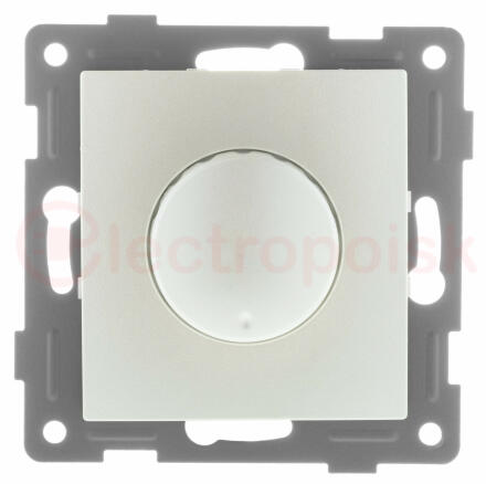 GUSI Bravo МЕХАНИЗМ диммера, 500 W, с накладкой и воротком, скрытая установка. Цвет шампань