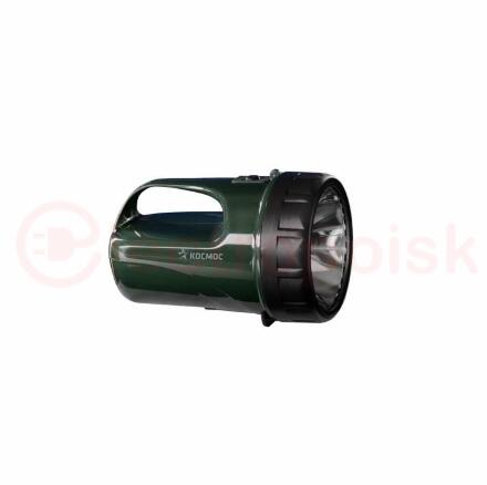 Фонарь-прожектор аккумуляторный KOCAccu368LED, 3W LED, аккум. 6V 4,5Ah, 240Lm, 20 часов, Космос