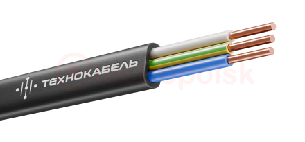 Кабель силовой ВВГ-Пнг(А)-LS 3х6ок(N,PE)-0,66 (100м)ТРТС