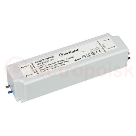 Блок питания ARPV-LV24100 (24V, 4.2A, 100W) (ARL, IP67 Пластик, 2 года)