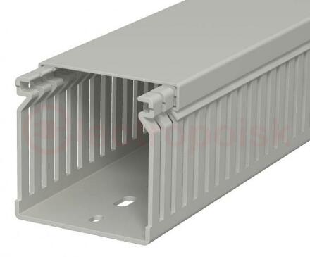 Распределительный кабельный канал LK4 60x60x2000 мм (ПВХ, серый)