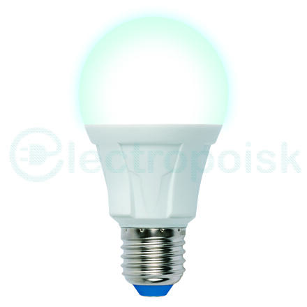 LED-A60 13W/4000K/E27/FR PLP01WH Лампа светодиодная. Форма «А», матовая. Серия Яркая. Белый свет (4000K). Картон. ТМ Uniel.