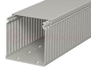 Распределительный кабельный канал LKV 100x100x2000 мм (ПВХ, серый)