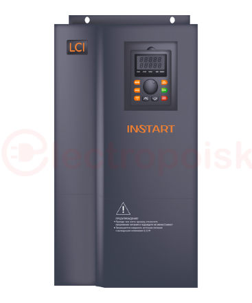 Преобразователь частоты LCI-G110/P132-4 110кВт/132кВт, 210А/250А, 3Ф, 380В±15%, 50Гц/60Гц, IP20, с панелью управления