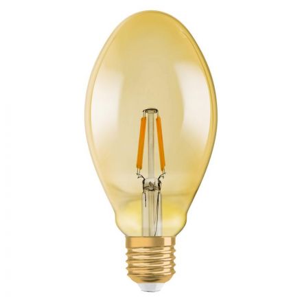 Лампа светодиодная LED 4,5W Е27 Vintage 1906 CL OVAL,филамент, GOLD(замена 40Вт)теплый, золотистая Osram