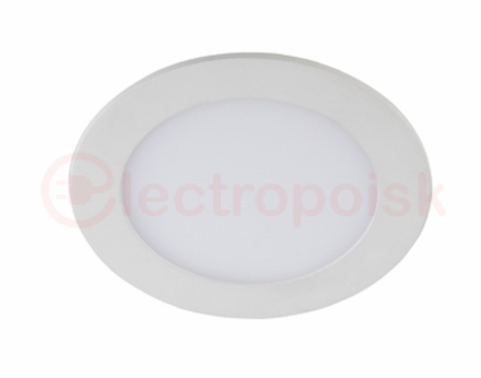 Светильник встраиваемый LED 1-18-6K/1 светодиодный круглый LED 18W 220V 6500K (20/360)
