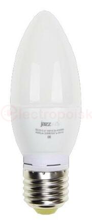 Лампа светодиодная LED 5вт E27 400Лм теплый матовая свеча 230V/50Hz ECO