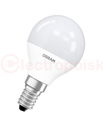 Лампа светодиодная LED Star Шарообразная 9Вт (замена 75Вт), 806Лм, 3000К, цоколь E14 OSRAM