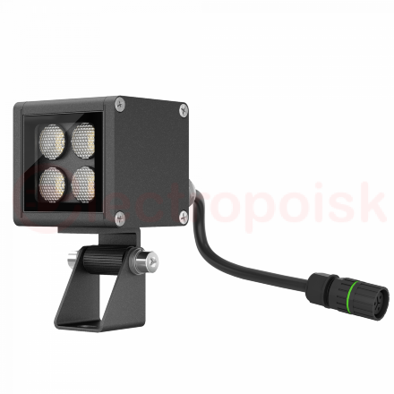 Светильник LED ЛУЧ 5Вт 620Лм КСС К9 5,0К IP67 экран 80