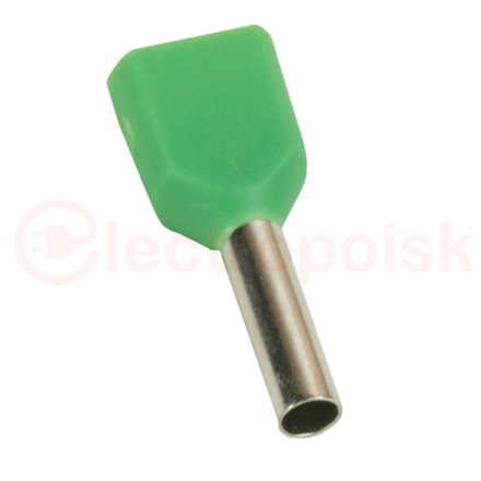 Наконечник штыревой втулочный под два провода НШвИ2 OptiKit T-Shv2-PVC- 1,0-8(100шт)