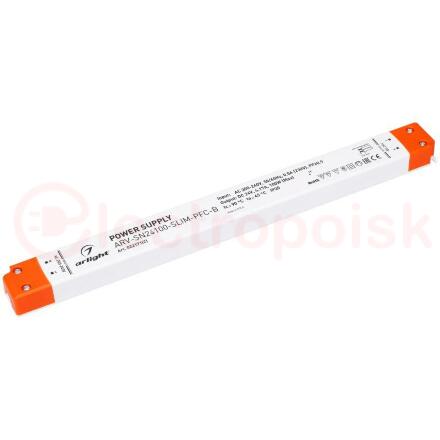 Блок питания ARV-SN24100-SLIM-PFC-B (24V, 4.17A, 100W) (ARL, IP20 Пластик, 3 года)