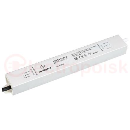Блок питания ARPV-12045-D (12V, 3.8A, 45W) (ARL, IP67 Металл, 3 года)