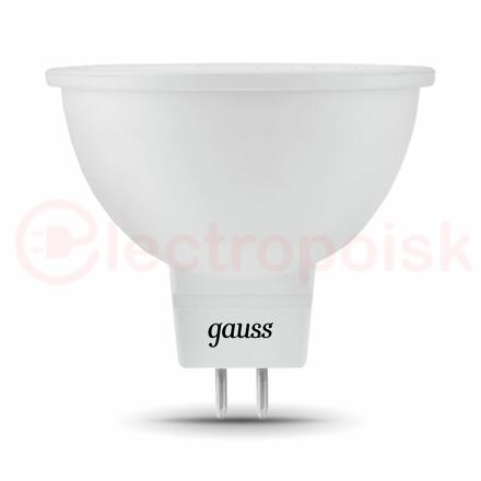 Лампа светодиодная LED 7 Вт 630 Лм 6500К холодная GU5.3 MR16 Black Gauss
