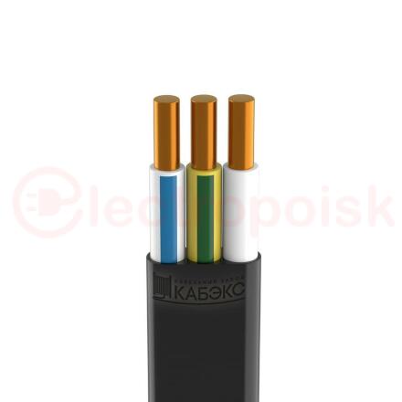 Кабель силовой ВВГП-нг(А)-LSLTx 3x6 ок(N, PE)-0.66