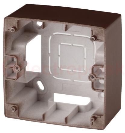 Коробка наклад. монтажа 1 пост, Эра12, бронза 12-6101-13 ЭРА