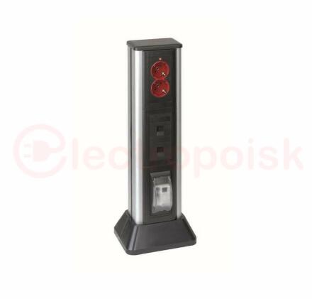 Connect Миниколонна 1-сторонняя на 5 CIMA-модулей 741х715(125)х1095(164) мм SC алюминий-графит