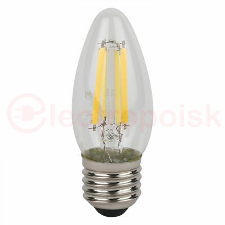 Лампа светодиодная филаментная LED Star Свеча 6Вт (замена 75Вт), 806Лм, 6500К, цоколь E27 OSRAM