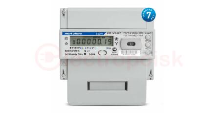 Счетчик электроэнергии CE303 S31 503-JAVZ трехфазный многотарифный 5(10) класс точности 0.5s/0.5 Щ ЖКИ RS485 оптопорт Ур(юл)