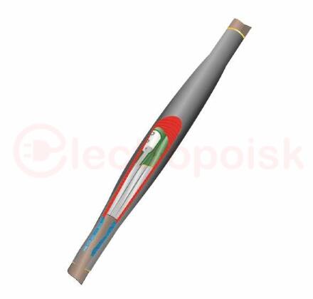 Муфта кабельная соединительная 1ПСТ(тк)-4х(150-240) с соединителями болтовыми