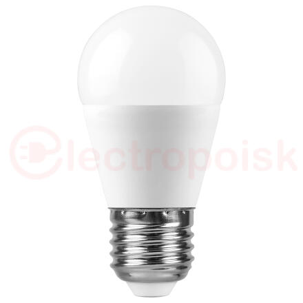 Лампа светодиодная LED 15вт Е27 теплый матовый шар