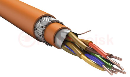 Кабель RS-485 2х2х1,13 Кнг(А)-FRHF оранжевый (200м)