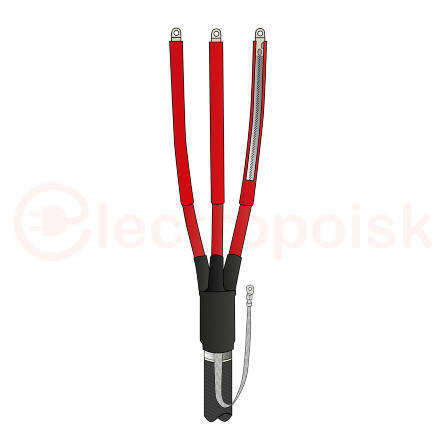 Муфта концевая термоусаживаемая 3ПКВТпНнг-LS-Б-10-150-240 КлЭ