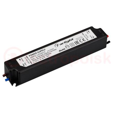 Блок питания ARPV-LV24012 (24V, 0.5A, 12W) (ARL, IP67 Пластик, 2 года)
