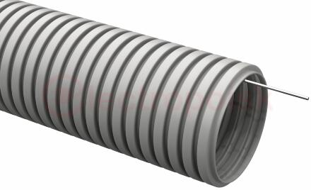 ELASTA Труба гофрированная тяжелая ПВХ d=16 с     зондом (100м) IEK