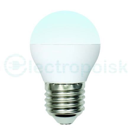 Лампа светодиодная с трехступенчатым диммером 100-50-10 LED 6вт 175-250В шар 510Лм Е27 4000К Uniel Multibrigh