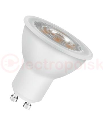 Лампа светодиодная LED 5Вт GU10 3000К 370лм спот 230V CL (замена 50Вт) PAR16   OSRAM LS