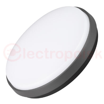 Светильник LGD-GIRO-R300-30W Day4000 (GR, 110 deg, 230V) (, IP54 Металл, 3 года)