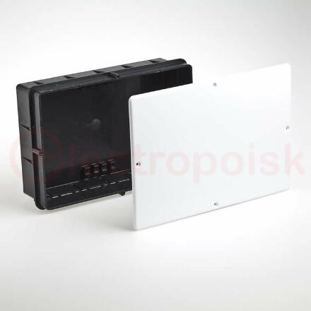Коробка разветвительная скрытая усиленная с крышкой 265x182