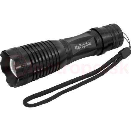 Фонарь светодиодный NPT-CM11-3AAA CREE 3Вт LED 130лм 200м фокусировка металл