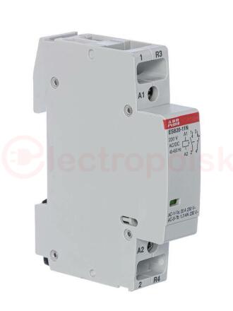 Контактор ESB20-11N-06 модульный (20А АС-1, 1НО+1НЗ), катушка 230В AC/DC