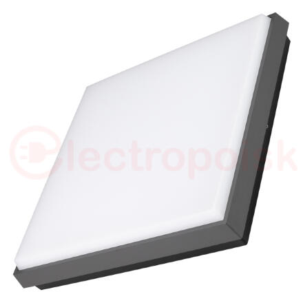Светильник LGD-AREA-S300x300-30W Day4000 (GR, 110 deg, 230V) (, IP54 Металл, 3 года)