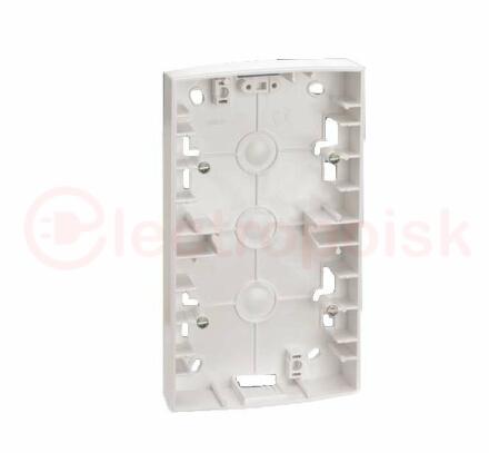 Коробка наружной установки на 2 поста,  89х158х27 mm, S82, сл.кость