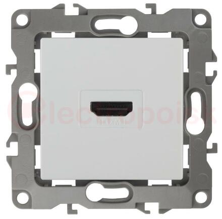 Розетка HDMI, Эра12, белый, 12-3114-01