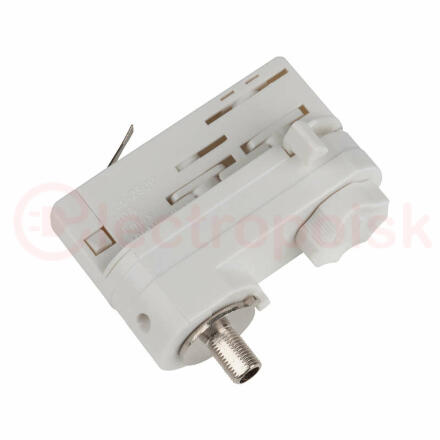UBX-A61 WHITE 1 POLYBAG Адаптер для трехфазного шинопровода. Цвет-белый. Упаковка-полиэтиленовый пакет.