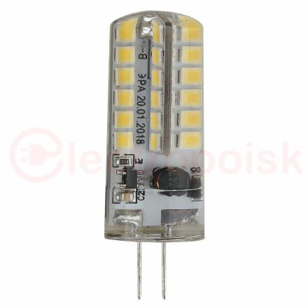 Лампа светодиодная LED 3.5Вт JC 4000К G4 нейтральный капсула 12V