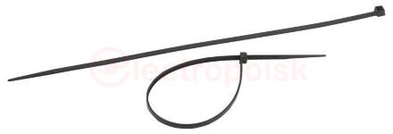 NO-KS0-03 ЭРА Кабельная стяжка 2,5х150 Чёрный Black (100 штук) (100 pcs) (400/7200)