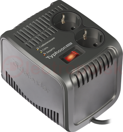 Стабилизатор напряжения AVR Typhoon 600 200 Вт, 2 розетки