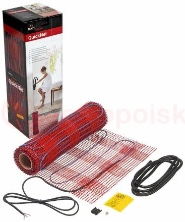 Греющий мат QuickNet (160 Вт/м2), размеры 0,5м x 3,0м  240Вт/ 230В, без термостата