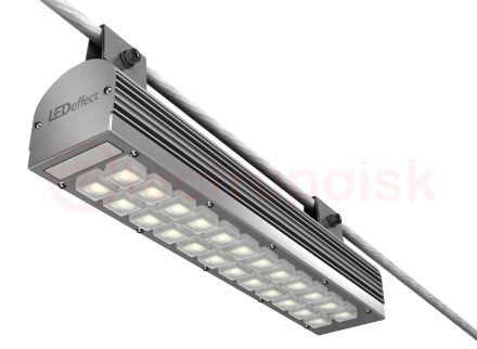 Светильник LED ОПТИМА (ССУ) 18Вт 2450Лм 5,0К КСС К1 25-30 град. IP67 крепление на трос