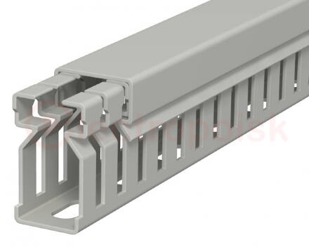 Распределительный кабельный канал LK4 30x15x2000 мм (ПВХ, серый)