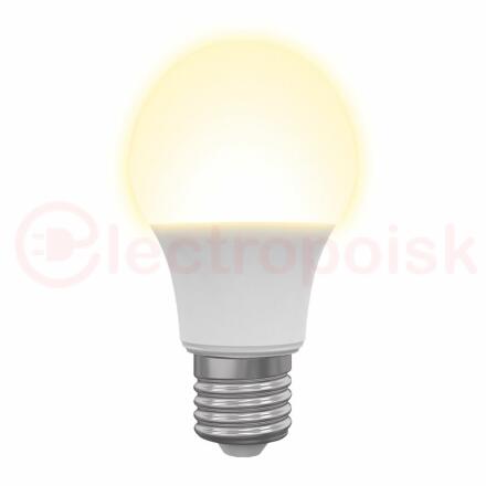 LED-A60-11W/WW/E27/FR/NR Лампа светодиодная. Форма ''A'', матовая. Серия Norma. Теплый белый свет (3000K). Картон. ТМ Volpe''