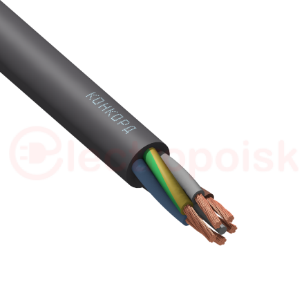 Кабель силовой КГТП-ХЛ 5х2.5(N.PE) 380/660-3